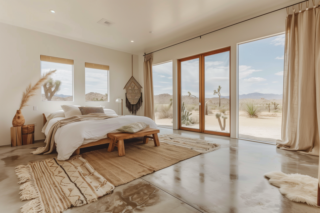 Joshua Tree CA airbnb interior 